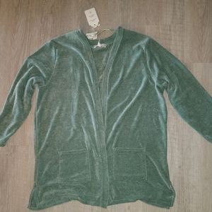*BRAND NEW* Pink Rose Smokey Sage Cardigan - Size 3X